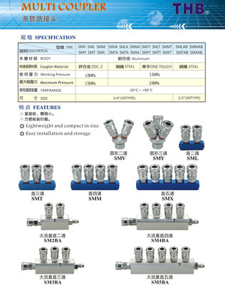 【【質量保證】大流量直通接頭 多管路接頭批發(fā)】價格,廠家,圖片,直通、接頭,上海唐頤實業(yè)-